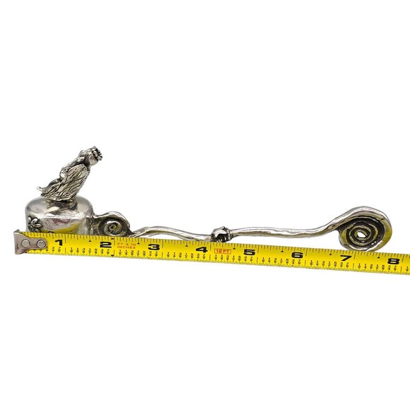 Metal Morphosis Candle Snuffer Angel By Kaycee Binns 8" Detailed Handcrafted USA - Picture 13 of 16